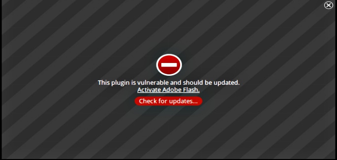 Fake flash update cryptocurrency malware